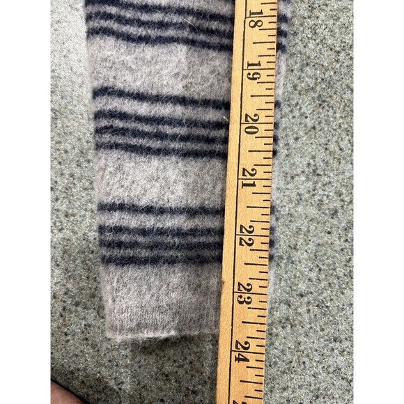 Horny Toad Women's Large Gray Boiled Wool Angora Nylon  Sweater Jacket - Picture 6 of 14